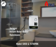 Aerogaz S850 Instant Water Heater &amp; Classicla TS7009BK Rainshower (Installation)