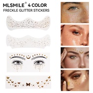 Glitter Freckles Face Tattoo, Glitter Freckles for Face, Gold Sparkle Freckles, Face Glitter Makeup 