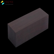 SUYO 4PCS Ebony Wood Lumber, Ebony Color Ebony Ebony Handle Plate, Durable 12cm x 4cm x 2.5cm(4.72 *