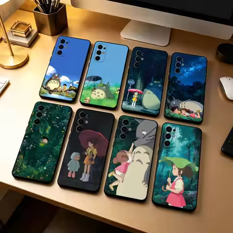 Anime Totoro My Neighbor Z-Satsuki Mei Phone Case For SamsungS25,S24,S21,S22,S23,S30,Ultra,S20,Plus,
