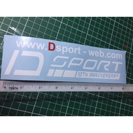 stiker d sport anniversary