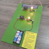 Rangkaian Listrik Paralel 2 Lampu Dan 2 Saklar Untuk Tugas Ipa Sd Smp