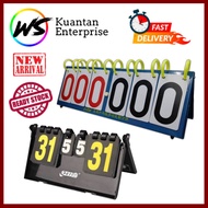 💯【100% Ready Stock】⚡Portable Table Top Flipping Scoreboard⚡ (4 Digit/ 6 Digit)
