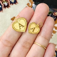 Tulin 916 Gold Pendant: Letter Pendant