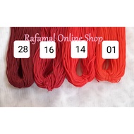 BENANG TALI PP CHINA 1MM (COLOUR OPTION : RED AND MAROON) BENANG KAIT CROCHET