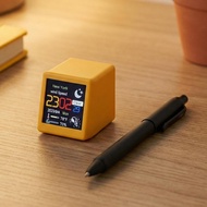 Smart Desktop Electronic Clock, WIFI Weather Station, TV, Mini Digital Ornament Weather J2P3
