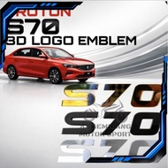 EMBLEM 3D LOGO S70 S 70 EMBLEM LOGO 3D ACCESSORIES ACCESSORY MODIFIED MODIFY