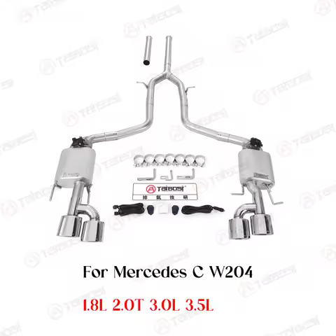 Taibosi Factory Valvetronic Catback Exhaust For Mercedes C180 C200 C250 C300 C350 W204 1.8 2.0 3.0 3