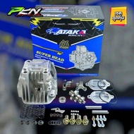 4วาล์ว ฝาสูบATAKA เวอร์ชั่นหัวH ตัวไหม่ อุปกรณ์ครบชุด ขนาดวาล์ว 18/21 19/22 21/24 22/25 24/27 25/28 