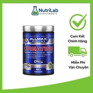ALLMAX Creatine Monohydrate 400g CreaSyn – Increase strength, gain muscle quickly, absorb high