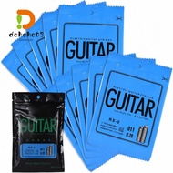 DOHOHPH 10PCS Electric Guitar String, Carbon Steel Silver Single String Replacement, Premium RX-2 Mo