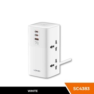 LDNIO PD Multifunctional Universal Desktop Power Adapter With USB Ports Type-C Tower Extension Socke