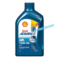 100% ORIGINAL AX3 AX5 AX7 SHELL ADVANCE 4T ENGINE OIL 10W-40 15W-40 SAE-40