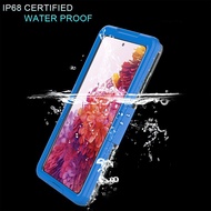 Waterproof Swimming Diving Case Cover for Samsung Galaxy A32 A52 A72 A12 A42 A02S M02S A51 A71 A31 A80 A70 A50S A50 A30S A10S A30 S21 Ultra S21 Plus S20 FE S20 Ultra S20 Plus Note 20 ULtra BoteShock Proof 360 Full Protective Mobile Phone Case Cover