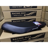 Racing Seat Sakorn LC135 V2-V6, Y15ZR V1, V2, SRL115 FI, EX5, Carbon, Black