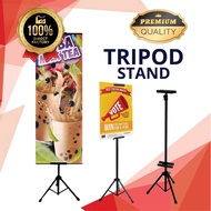 Tripod Stand Bunting stand Tstand adjustable Banner advertising Sign Display stand sign iklan papan