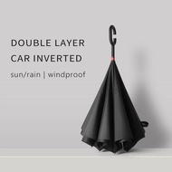 SG TOP SELLER/ Reverse umbrella/ C-Type Long Handle / Light Weight/14 colors available/Umbrella for car