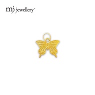 MJ Jewellery 3D 999.9/24K Pure Gold Butterfly Pendant B812