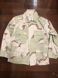 美軍公發 沙漠迷彩 外套 DCU Desert Camouflage Uniform 基本 Small XX Short
