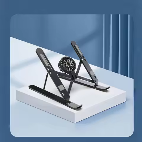 18 inches New Laptop Cooling Pad Laptop Cooler USB Powered Cooling Pad Bracket with Fan for Laptop U