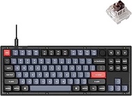 Keychron V3 Wired Custom Mechanical Keyboard Knob Version, TKL QMK/VIA Programmable Macro with Hot-s