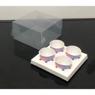 Transparent Muffin Cupcake Packing Box