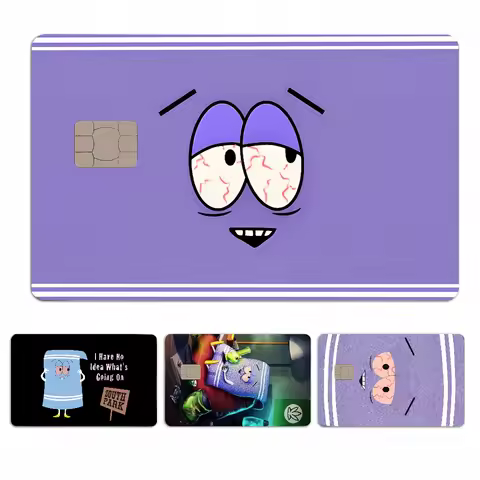 South Park Towelie Anmie Sticker Film Skin Cover For Credit Card Debit Bank Card Front