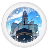 Jam Dinding Analog KABAH MEKAH MADINAH - Ukuran Besar 30CM / Jam Dinding Islami / Jam Dinding Quartz