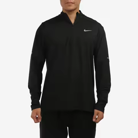 Nike Official Authentic Men's Comfort Stand Collar Knit Casual Long Sleeve T-Shirt DD4757-010