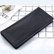 dompet lelaki wallet men Dompet dompet tahan pakai kulit panjang