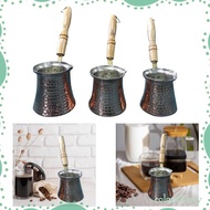 [ColaxiefMY] Turkish Coffee Pot Kitchen with Long Handle Cafe Bar Greek Pot