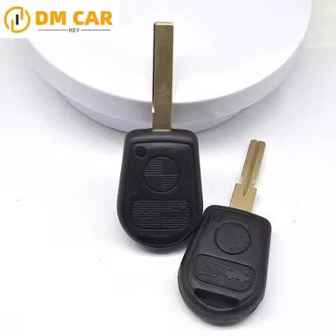 DMKEY Car Key case cover HU92/HU58 2/3button remote key fob shell for BMW E31 E32 E34 E36 E38 E39 E4