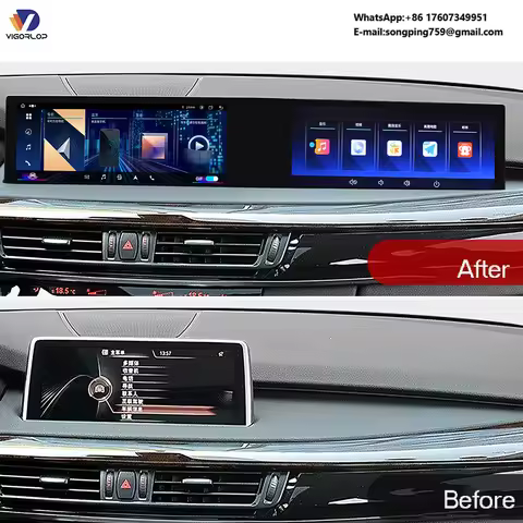 Car Monitor Wireless 21 Inch Android Car Dual Screen GPS Navigation WIFI bmw X5 F15 Carplay for BMW 