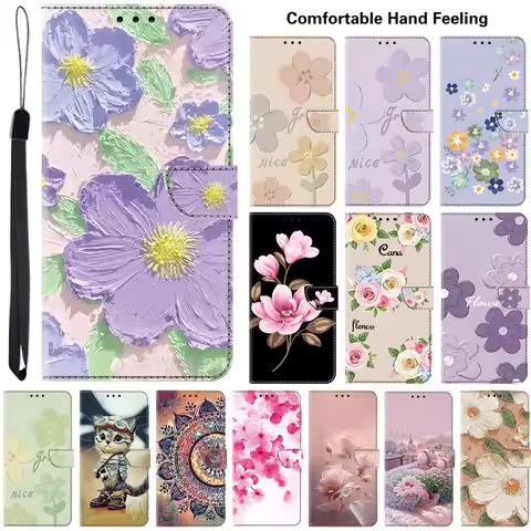 Funda Xperia 1 V IV III II Phone Case for Sony Xperia 10 5 V IV III Lite II Cover Luxurious 3D Flowe