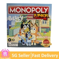 Monopoly Junior: Bluey Edition Board Game for Kids Ages 5+