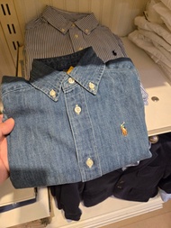 Polo Ralph Lauren big kid牛仔襯衫