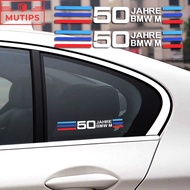 BMW 50th Anniversary Car Windows Sticker For BMW E36 E46 E30 E90 F10 F30 E39 E60 X1 E84 F48 F25 X3 E