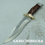 Sangchongcha Outdoor Hunting Tactical Survival Fixed blade knife Bowie knife มีดโบวี่ มีดโบวี่ทหาร ม