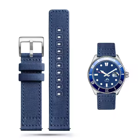 20mm 22mm Nylon Watch Strap for Casio Swordfish Duro MDV106-1A MDV-106/107-1A Bracele Waterproof Can