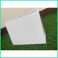 ۞ ☌ Desk Calendar Standee Foldcote #18 350gsm Desk Calendar Stand Solid FoldCote