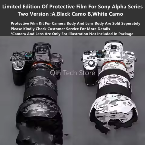 Camera Skin Decal Protective Film For Sony A7RIV A7III A7M3 A7R3 A7R4 A9 A6400 A6300 Wrap Cover Prot