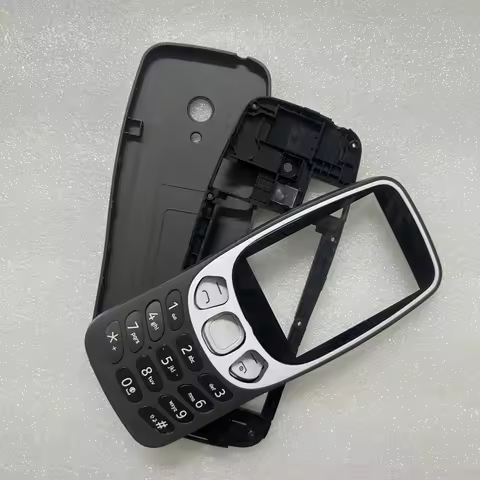 Full Housing For Nokia 3210 4G (2024) Front Middle Frame+ Battery Back Cover Case Replacement Parts