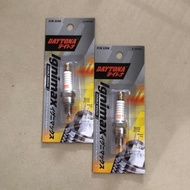 Daytona Double Iridium Spark Plug type CR6HSA short thread Grand, Supra X/Fit/New 100, WIN,Mio/Soul/