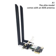 【Prime deal】 2.4G/ 5G Dual Band Intel 7260AC Built-in -E For Desktop PC 1200Mbps 4.0 Stability Expre