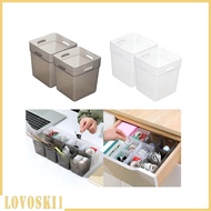 [Lovoski1] 2x Refrigerator Organizer Box, Refrigerator Side Door Storage Container, Refrigerator Side Door Box for Pantry, Kitchen, Refrigerator, Fruit