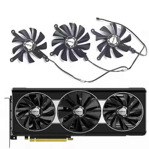 85MM 95MM 4PIN DC 12V 0.45A CF1010U12S RX5600XT GPU Cooling Fan for XFX RX 5600 XT RX 5700 RX 5700 X