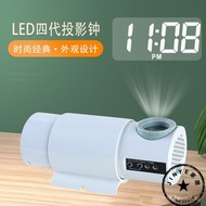 Fourth Generation LED Digital Projection Clock European Roman Silent Projection Clock Living Room Wa