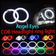 Car Halo Ring COB Angel Eye 9-30V For Car Motorcycle Headlight LED Daytime Running Light 70/90/110mm