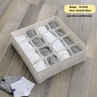 Wardrobe Organizer 7/16/24 Grid Wardrobe Drawer Organiser Underwear Bra socks Organizer Container Fo