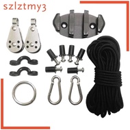 [szlztmy3] Kayak Anchor Pulleys Sturdy W Kayak Anchor for Canoe